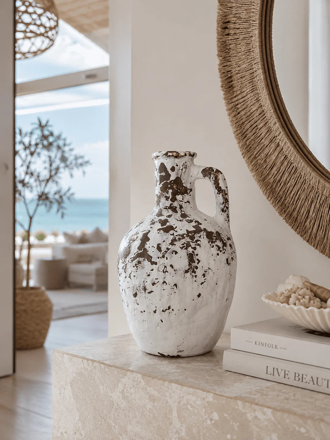 Mediterranean-inspired Rustic Vessel
