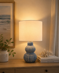 Ocean Blue Ceramic Table Lamp