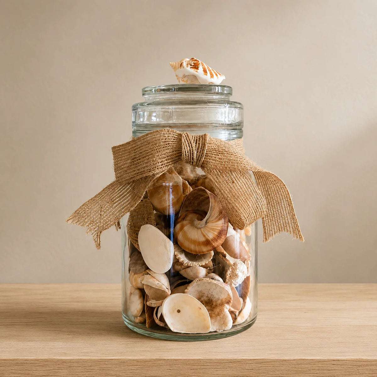 Coastal Treasures Seashell Jar