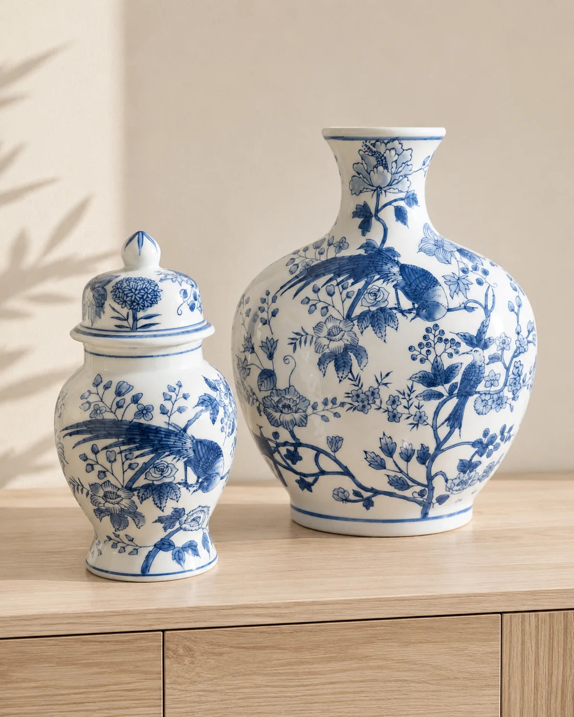 Ocean  Blue & White Ceramic Set